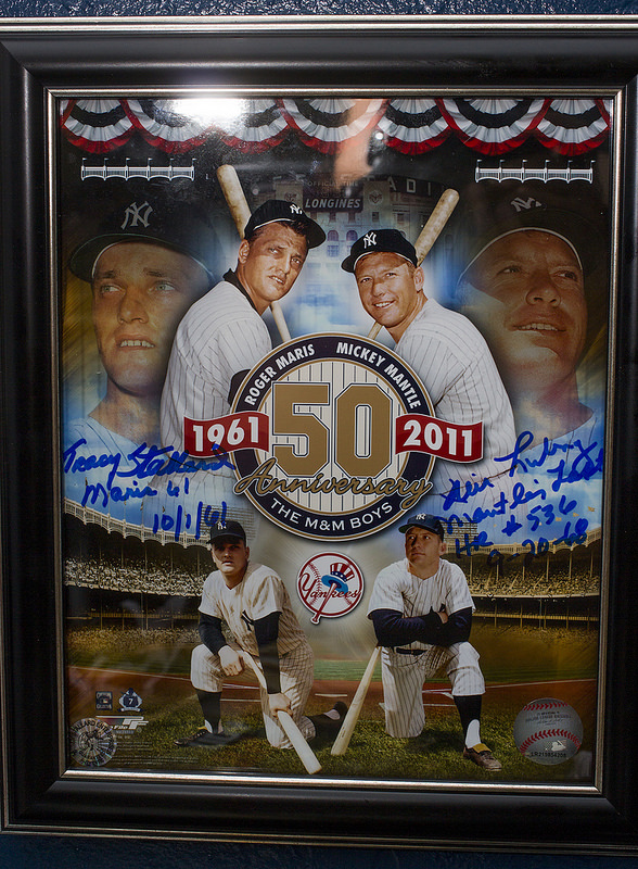 Roger Maris and Mickey Mantle - Autograph by T... Roger Maris and Mickey Mantle - Autograph by T...