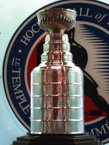 Stanley Cup, on display at the Hockey Hall of ... Stanley Cup, on display at the Hockey Hall of ...