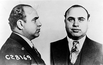 Al Capone. Mugshot information from Science an... Al Capone. Mugshot information from Science an...
