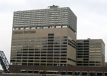 English: Chicago Sun-Times building in Chicago... English: Chicago Sun-Times building in Chicago...