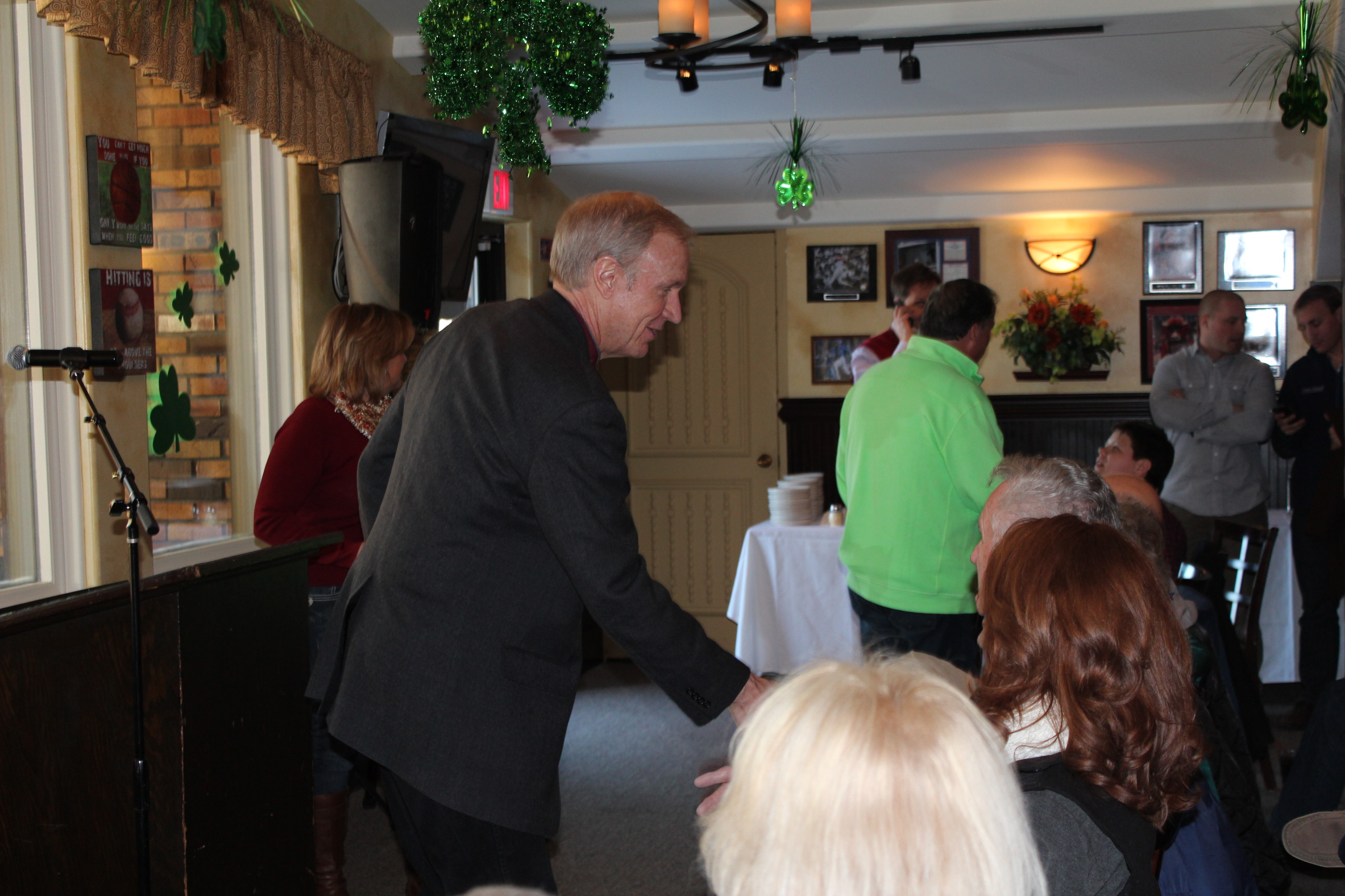 Illinois Governor Bruce Rauner prior to winning the GOP Primary.