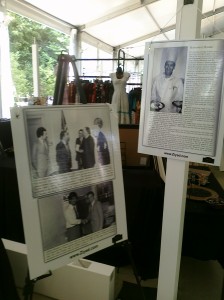 Photo display including picture I took of Richard J. Daley in 1975