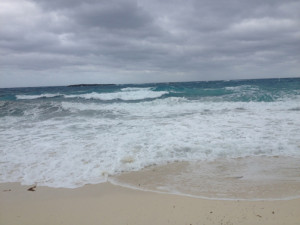 Riu Palace Beach Nassau Bahamas, north towards the Caribbean