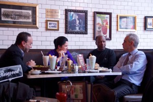 Rahm Emanuel enjoyed the support of co-chairs Luis Gutierrez, Susana Mendoza and Secretary of State Jessie White.