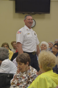 OFPD Chief Ken Brucki addresses seniors