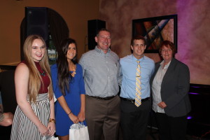 From Left, Amber Snedden, Sarah Cinquepalmi, Fire Chief Ken Brucki, Mitch Zieler, OFPD Trustee Jayne Schirmacher