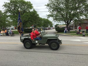 Military veterans at the Orland Days Parade