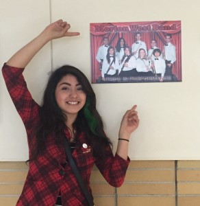 Student photographer Zeltzin Alicia Vazquez took the picture and designed the poster.