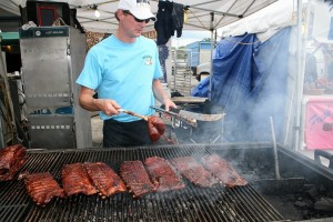 Thousands attend the annual Porky's Rib Fest at Toyota Park in Bridgeview. Copyright (C) 2015 Steve Neuhaus. All Rights Reserved. Permission granted to republish photo with full credit to Steve Neuhaus and the Illinois News Network