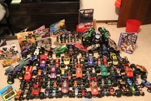 Part of my Monster Jam truck collections