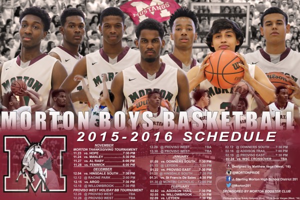 Morton 201's 2016 Boys Basketball Poster