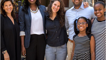 Kim Foxx (2nd from left)