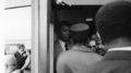 Muhammad Ali waits for the arrival of UAE Sultan Bin Mohammad al-Qasimi at Butler Terminal at Midway Airport in May 1976. Photo copyright (c) 2016 Ray Hanania. All Rights Reserved