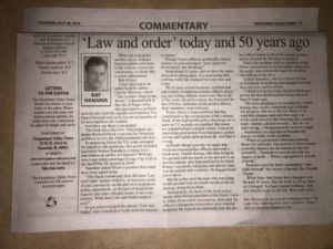 Ray Hanania's newspaper column continues in the Southwest Newspaper Group. Hanania has been writing since 1975.