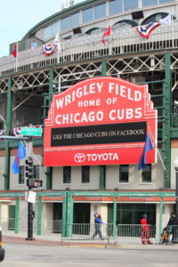 Wrigley Field the day after the Cubs won the 5th game of the World Series against the Cleveland Indians, Oct. 30, 2016. Photo (C) Copyright Ray Hanania www.TheDailyHookah.com